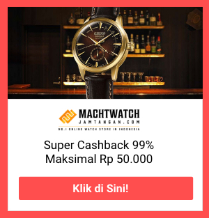 Jamtangan.com Super Cashback 99% maks. Rp 50rb