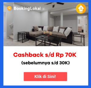 BookingLokal +Cashback Rp70K