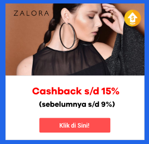 Zalora +Cashback s/d 15%