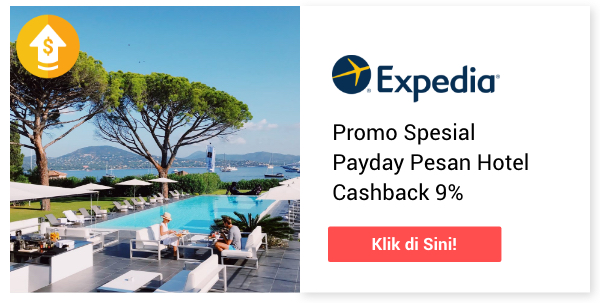 Expedia Spesial Payday Cashback 9%