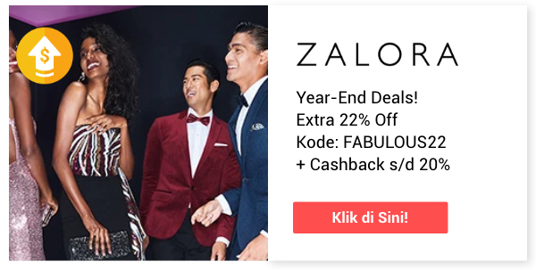 Zalora Year-End Deals! Extra 22% Off