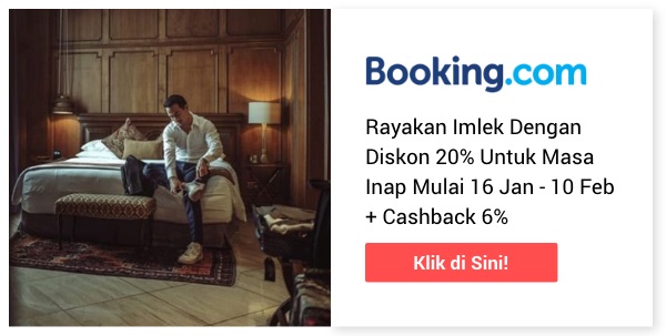 Rayakan Imlek dengan diskon 20% dengan Booking.com