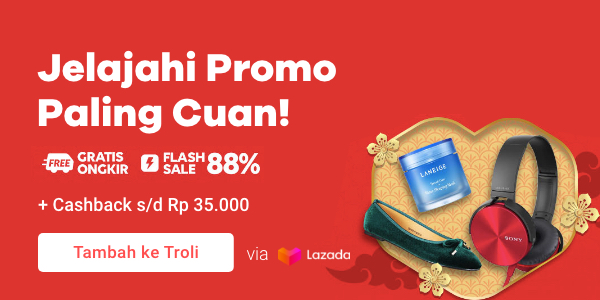 Jelajahi Promo Paling Cuan! Gratis Ongkir & Flash Sale 88%