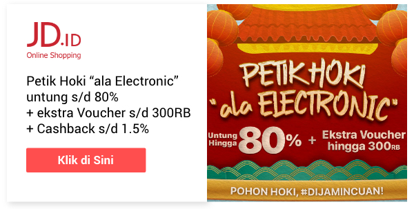 JDid Petik Hoki ala Electronic untung s/d 80% + ekstra Voucher s/d 300RB