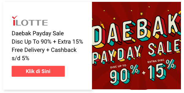 iLotte Daebak Payday Sale disc up to 90%