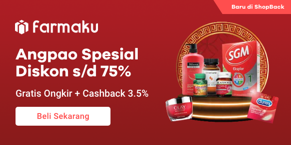 Baru di Shopback! Farmaku apotek Online + Cashback 3.5%