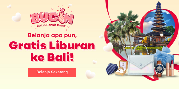 Bulan Penuh Cinta! Belanja apa pun gratis liburan ke Bali