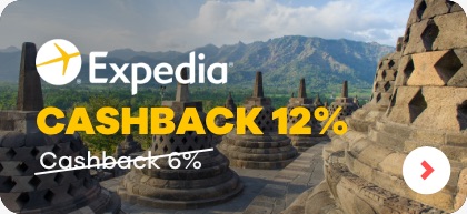 Expedia cashback 12%