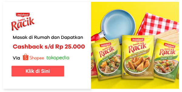 Indofood Bumbu Racik + Cashbacks/d Rp 25.000