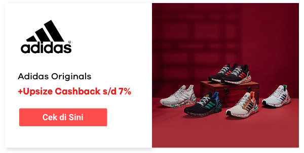 Adidas Originals + Upsize Cashback s/d 7%