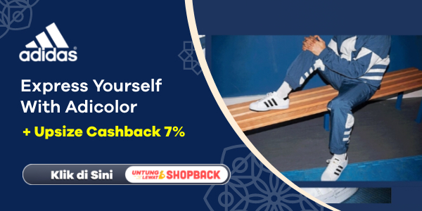 Adidas Express Yourself With Adicolor + Upsize Cashback 7%