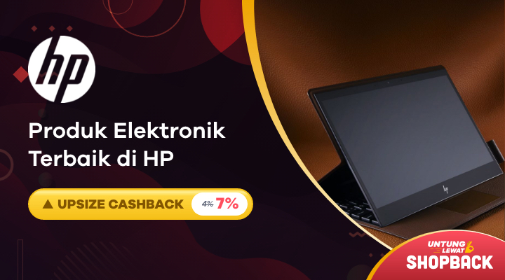 Produk Elektronik Terbaik di HP + Upsize Cashback 7%