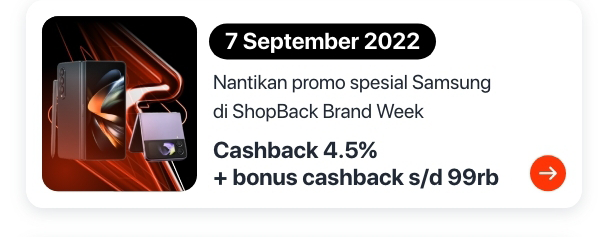 Samsung ShopBack Brand Week