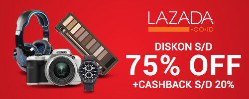 Promo Gajian Lazada - Diskon S/D 75% OFF