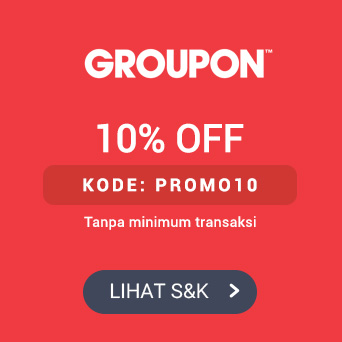 Groupon - Diskon 10%