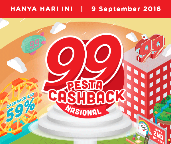 Pesta Cashback Nasional Dimulai - Cashback S/D 59%