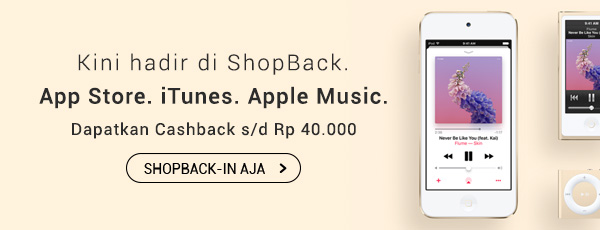 Promo App Store - Cashback S/D Rp 40.000 OFF