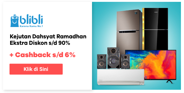 Kejutan Dahsyat Ramadhan | Ekstra Diskon s/d 90% + Cashback s/d 6%