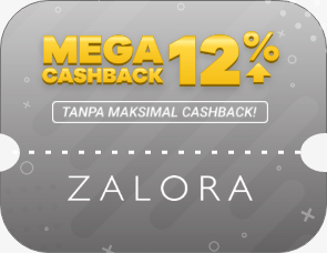 Zalora Mega Cashback 12%