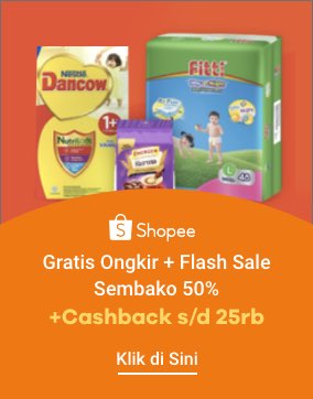 Shopee 7.7 Gratis Ongkir + Flash Sale Sembako 50% + Cashback s/d 25rb