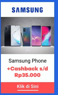 Samsung + Cashback s/d 35rb