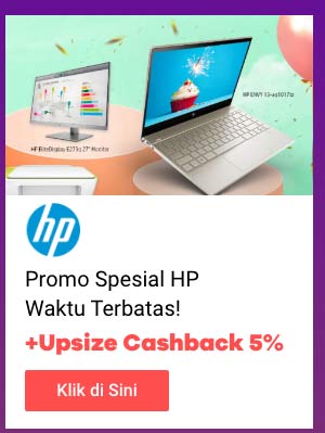 Promo Spesial HP Waktu Terbatas! + Upsize Cashback 5%