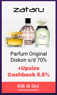 Parfum Original Diskon s/d 70% + Upsize Cashback 5.5%