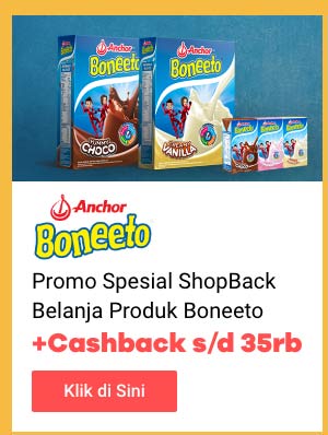 Boneeto Promo Spesial ShopBack + Cashback s/d 35rb