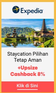 Staycation Pilihan Tetap Aman + Upsize Cashback 8%