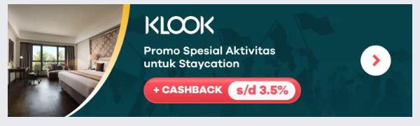 Promo Spesial Aktivitas untuk Staycation + Cashback s/d 3.5%