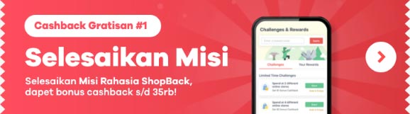Selesaikan Misi Rahasia ShopBack Dapatkan Bonus Cashback s/d 35rb!