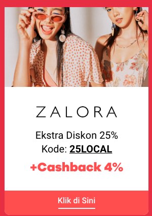 ekstra diskon 25% + cashback 4%