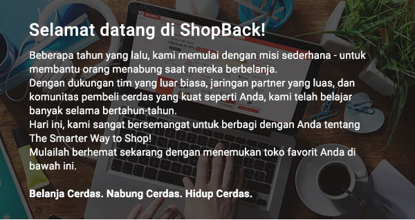 Selamat Bergabung di ShopBack