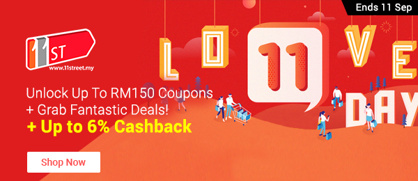 Unlock Up To RM150 Coupons + Grab Fantastic Deals + Up to 6% Cashback