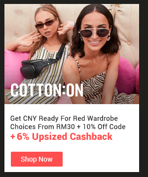 Cotton On  + 6% Upsized Cashback