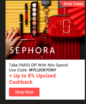 Sephora + Up to 9% Upsized Cashback