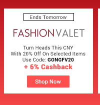 Fashionvalet + 6% Cashback