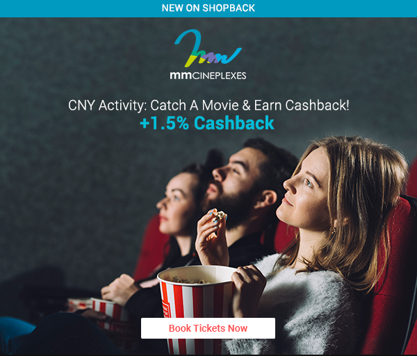 mmCineplexes + 1.5% Cashback