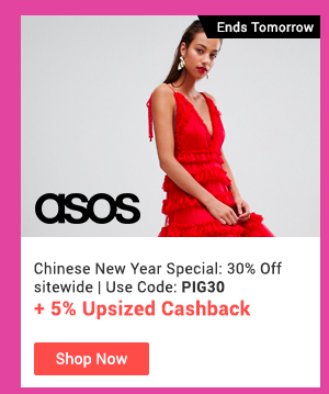 ASOS + 5% Upsized Cashback