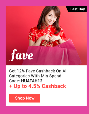 Fave + Up to 4.5% Cashback