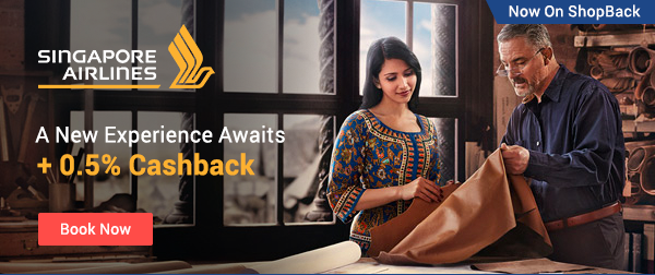 Singapore Airlines + 0.5% Cashback