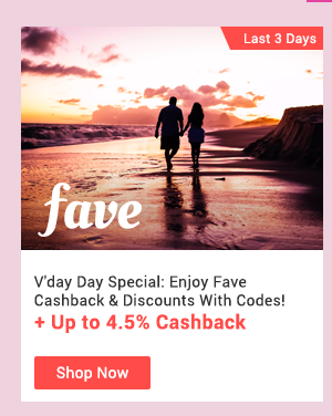 Fave + Up to 4.5% Cashback