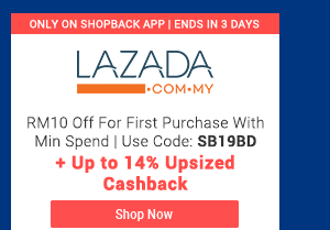 Lazada + Up to 14% upsized cashback 