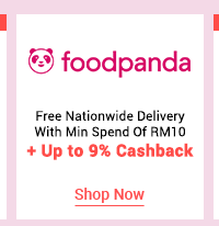 Foodpanda + Up to 9% cashback 