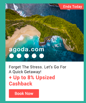 Agoda + Up to 8% cashback 