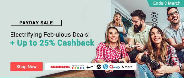 Payday Sale + Up to 25% cashback 