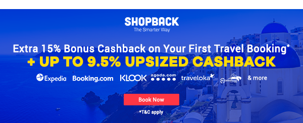 Extra 15% Bonus Cashback