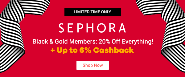 Sephora Black & Gold Member Sale