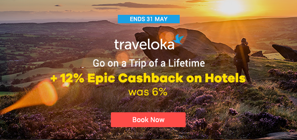 Traveloka 12% Cashback